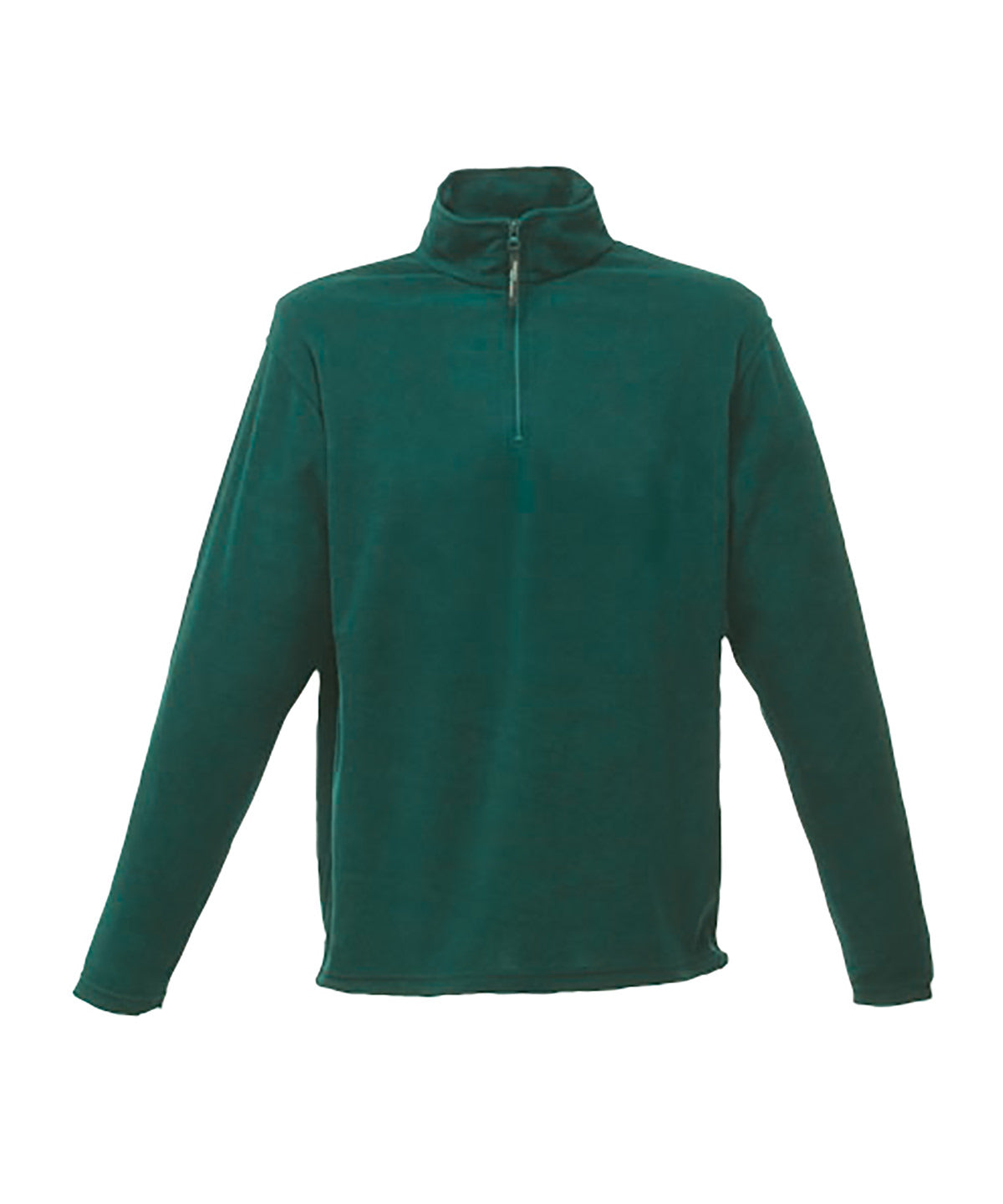 Zip-neck microfleece Bottle Green