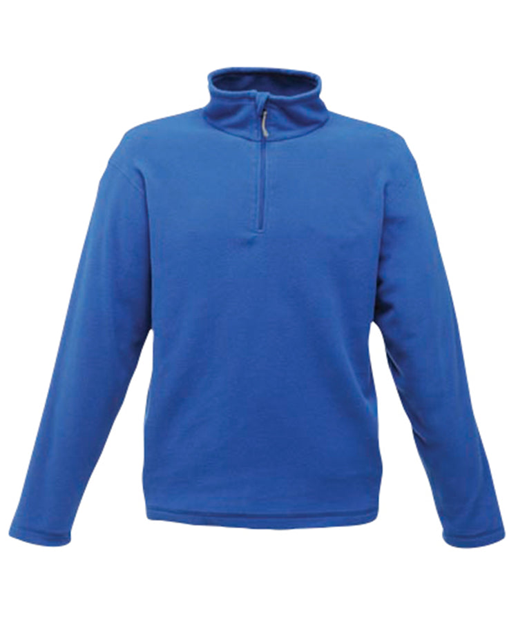 Zip-neck microfleece Royal Blue