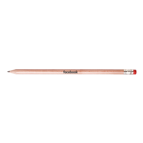 Carman Pencil, Pink Eraser, Sharpened, Silver Ferrule